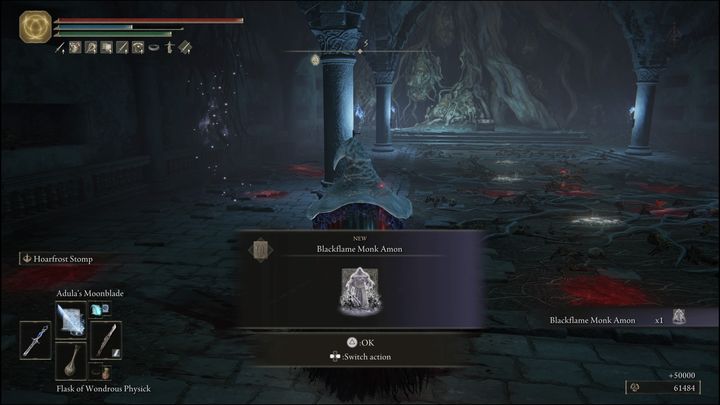 Za pokonanie drugiej wersji bossa otrzymacie Mnicha czarnego płomienia Amona (Blackflame Monk Amon) oraz 50000 Run - Elden Ring: Łza naśladowcy (Mimic Tear) - boss, jak pokonać? - Elden Ring - poradnik do gry