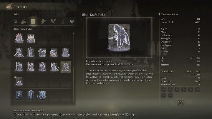 Prochy Tiche, Czarnego Noża (Black Knife Tiche) otrzymacie za pokonanie bossa imieniem Alecto, Przywódca Czarnych Noży (Alecto, Black Knife Ringleader) - Elden Ring: Legendarne prochy (Legendary Ashen Remains) - lista wszystkich - Elden Ring - poradnik do gry
