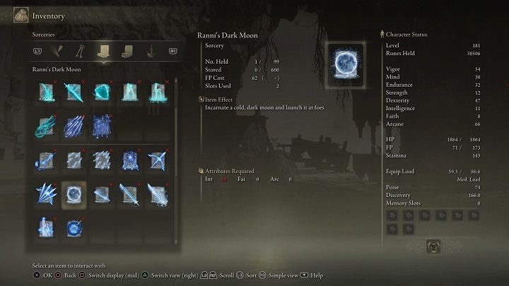Rodzaj zaklęcia: magia - Elden Ring: Legendarne czary i inkantacje (Legendary Sorceries and Incantations) - lista wszystkich - Elden Ring - poradnik do gry