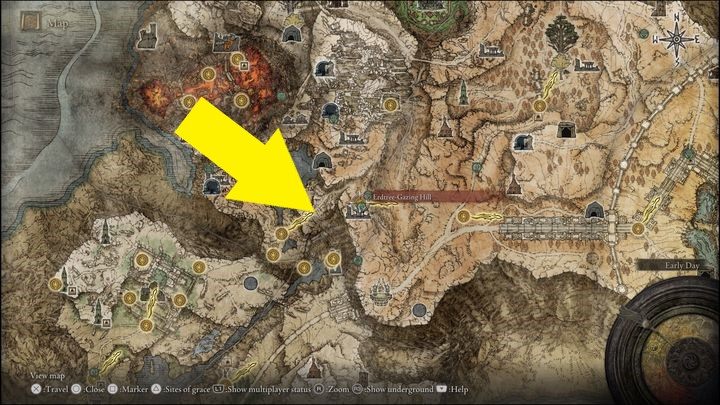 Druga lokacja - Elden Ring: Starożytny smok Lansseax (Elden Dragon Lansseax) - boss, jak pokonać? - Elden Ring - poradnik do gry