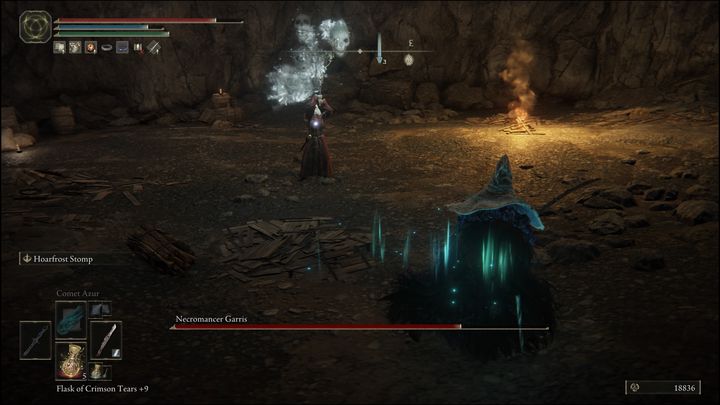 Poza standardowymi atakami oraz magią śmierci, boss nie powinien już Was niczym zaskoczyć - Elden Ring: Garris, nekromanta (Necromancer Garris) - boss, jak pokonać? - Elden Ring - poradnik do gry