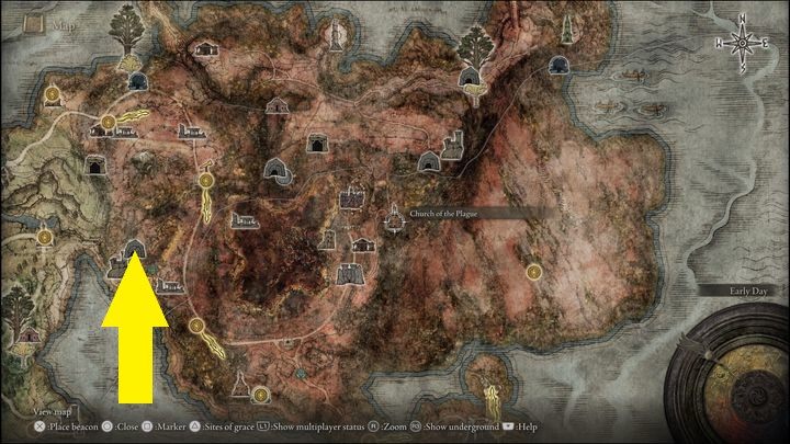 Odmienna wersja bossa znajduje się w Caelid, a dokładniej w Podziemnym lochu (Gaol Cave) - Elden Ring: Strażnik Grobów, pojedynkowicz (Grave Warden Duelist) -boss, jak pokonać? - Elden Ring - poradnik do gry