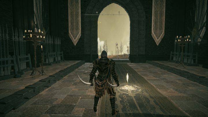 Po zjechaniu na dół, aktywujcie znajdujące się tam Miejsce łaski - Shadow of the Erdtree: Jak otworzyć przejście za posągiem bez głowy? - Elden Ring - poradnik do gry