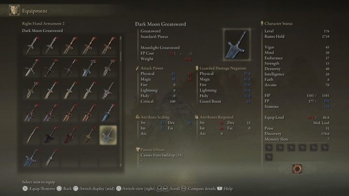 Flagowa broń FromSoftware, którą w różnych wersjach można znaleźć w wielu grach japońskiego producenta - Elden Ring: Najlepsze bronie - lista - Elden Ring - poradnik do gry