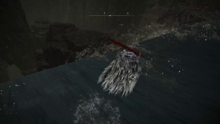 Po wyjściu z tunelu, skierujcie się w lewo (na południe), aż dotrzecie do wodospadu - Shadow of the Erdtree: Jak dotrzeć na południowy skraj mapy? - Elden Ring - poradnik do gry