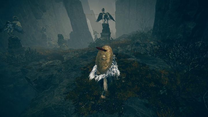 Po zajściu niżej, kontynuujcie podróż wzdłuż koryta rzeki - Shadow of the Erdtree: Jak dotrzeć na południowy skraj mapy? - Elden Ring - poradnik do gry