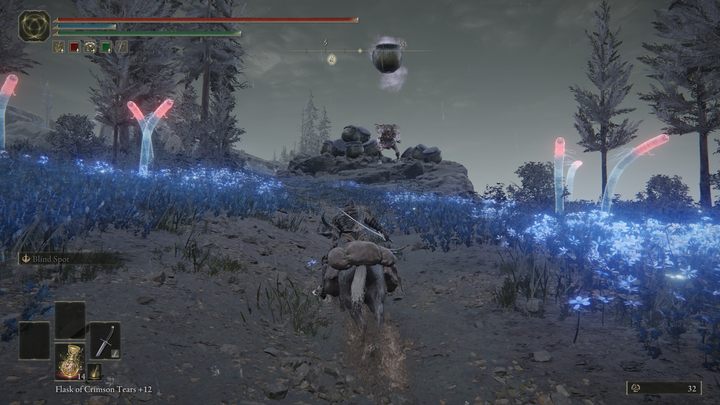 Jedynym większym zagrożeniem na trasie (poza wspomnianym wcześniej smokiem) będzie troll strzegący zwężenia na półwyspie - Shadow of the Erdtree: Jak dotrzeć na południowy skraj mapy? - Elden Ring - poradnik do gry