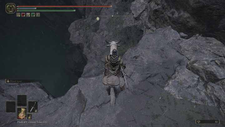 Po dotarciu do ziejącej w ziemi Szczeliny, udajcie się na jej zachodnią krawędź - Shadow of the Erdtree: Jak dotrzeć na południowy skraj mapy? - Elden Ring - poradnik do gry
