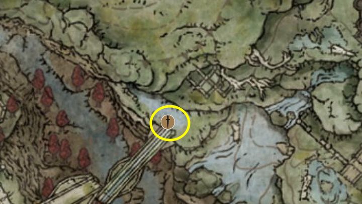Pokonajcie Rycerza Tygla znajdującego się na północy wschód od miejsca łaski Starożytne ruiny Rauh - Shadow of the Erdtree: Wszystkie nowe bronie mapa - Elden Ring - poradnik do gry
