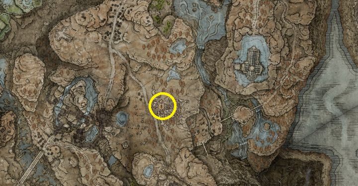 Pokonajcie Dryleaf Danea w dwóch lokachach - Shadow of the Erdtree: Wszystkie nowe bronie mapa - Elden Ring - poradnik do gry