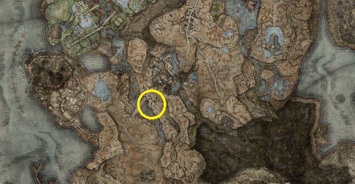 Przeszukajcie zwłoki w okolicach pola bitwy, żeby znaleźć ten łuk - Shadow of the Erdtree: Wszystkie nowe bronie mapa - Elden Ring - poradnik do gry