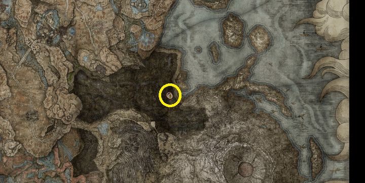 Pokonajcie wroga o tej samej nazwie napotkanego we wschodniej części Lasu otchłani aby otrzymać tę broń do walki wręcz - Shadow of the Erdtree: Wszystkie nowe bronie mapa - Elden Ring - poradnik do gry