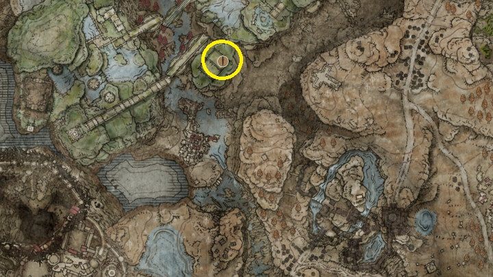 Jest to jedyne miejsce, w którym można zdobyć ten typ miecza - Shadow of the Erdtree: Wszystkie nowe bronie mapa - Elden Ring - poradnik do gry