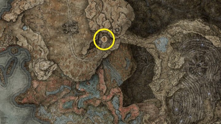 Czarny rycerz z Kościoła Pocieszenia lub jeden z innych czarnych rycerzy może upuścić tę broń - Shadow of the Erdtree: Wszystkie nowe bronie mapa - Elden Ring - poradnik do gry