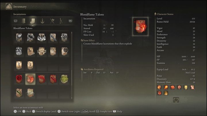 Inkantacja ta jest nieco podobno w użyciu do Zapalenia (Catch Flame) - Elden Ring: Najlepsze inkantacje - lista - Elden Ring - poradnik do gry