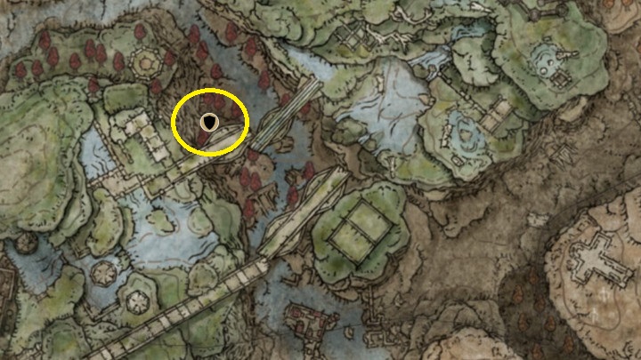 Zlokalizuj obszar z ptakami na południe od Miejsca łaski (Ravine North) - jest to dolny obszar z rzeką - Shadow of the Erdtree: Wszystkie nowe zbroje - Elden Ring - poradnik do gry