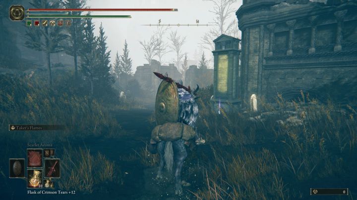 Ten obelisk znajdziecie w Starożytnych Ruinach Rauh - Shadow of the Erdtree: Wszystkie fragmenty mapy - Elden Ring - poradnik do gry