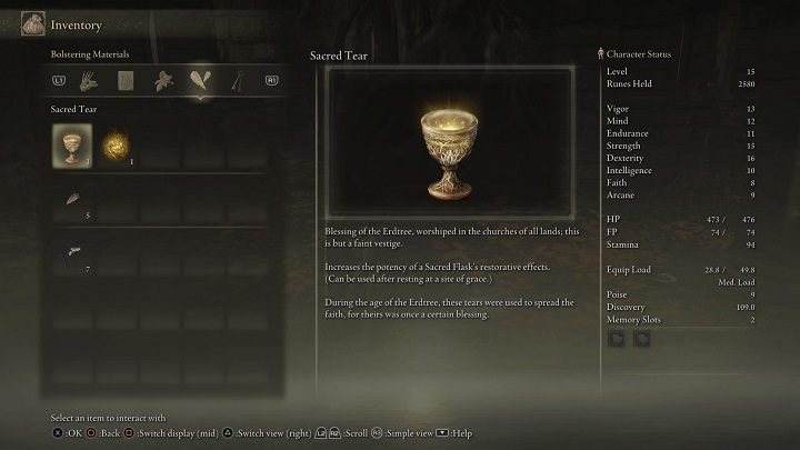 Święte Łzy (Sacred Tears) najczęściej znajdują się w kościołach rozrzuconych po świecie Elden Ring - Elden Ring: Gdzie znaleźć Święte Łzy? - Elden Ring - poradnik do gry