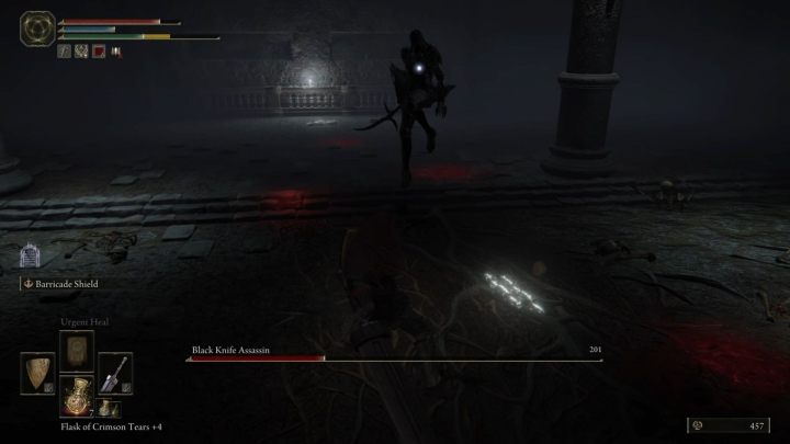 Użycie prochów Samotnego Wilka bardzo ułatwia starcie - Elden Ring: Zabójca czarnego noża (Black knife assassin) - boss, jak pokonać? - Elden Ring - poradnik do gry