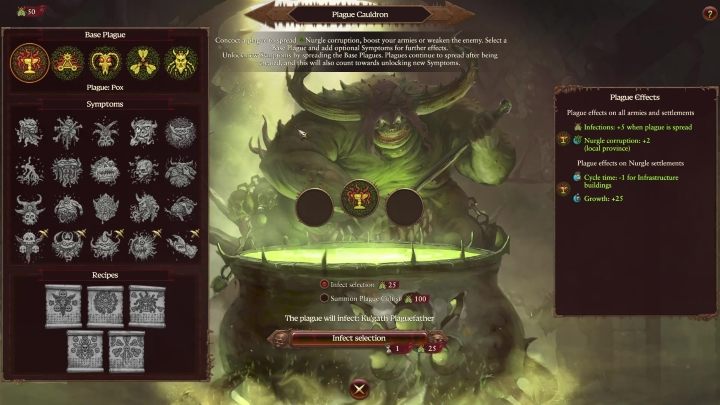 Waszym oczom ukaże się zupełnie nowa karta - Total War Warhammer 3: Nurgle - unikalne mechaniki - Total War Warhammer 3 - poradnik do gry