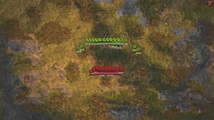 Aby zobaczyć widok strategiczny wystarczy odpowiednio oddalić kamerę. - Total War Warhammer 3: Królestwa ogrów - wojsko - Total War Warhammer 3 - poradnik do gry