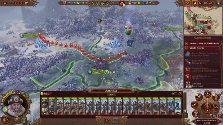 Do wyczerpania najczęściej dochodzi na na skutek wrogiego spaczenia lub choroby - Total War Warhammer 3: Armia - werbunek i uzupełnianie - Total War Warhammer 3 - poradnik do gry