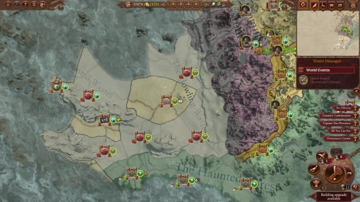 Po wyeliminowaniu powyższych oczywistych wrogów, znajdziecie się najprawdopodobniej otoczeni przez nacje ogrów - Total War Warhammer 3: Królestwa ogrów - jak zacząć? - Total War Warhammer 3 - poradnik do gry