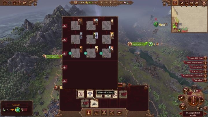 Warto podkreślić, że Obozowiska rozbudowuje się podobnie jak miasta, ale nie identycznie - Total War Warhammer 3: Królestwa ogrów, Technologie i budynki - jakie na początek? - Total War Warhammer 3 - poradnik do gry