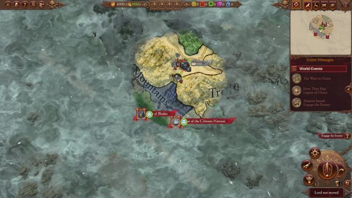 Zaczynacie na zachodzie na półwyspie pomiędzy klanami Norsca - Total War Warhammer 3: Demony Chaosu - jak zacząć? - Total War Warhammer 3 - poradnik do gry