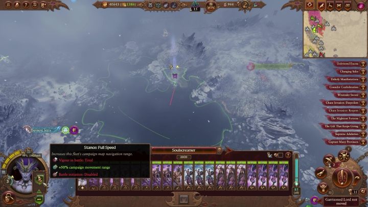 Poza tym poruszanie się po wodzie działa bardzo podobnie jak to na lądzie - Total War Warhammer 3: Poruszanie się - Total War Warhammer 3 - poradnik do gry
