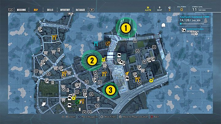 Wasze zadanie polega na dotarciu na dachy 3 różnych budynków po to żeby móc skorzystać na nich ze zdobyatego urządzenia do zeskanowania Księżyca - Ghostwire Tokyo: Karmazynowy księżyc (The Crimson Moon) - solucja, opis przejścia - Ghostwire Tokyo - poradnik do gry