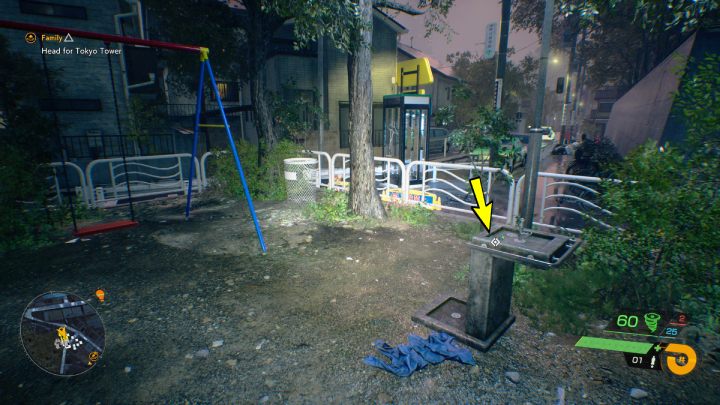 Relikt leży na fontannie w małym parku, na północ od świątyni Chishima - Ghostwire Tokyo: Relikty, północne Tokio (Relics Northern Tokyo) - lista wszystkich - Ghostwire Tokyo - poradnik do gry