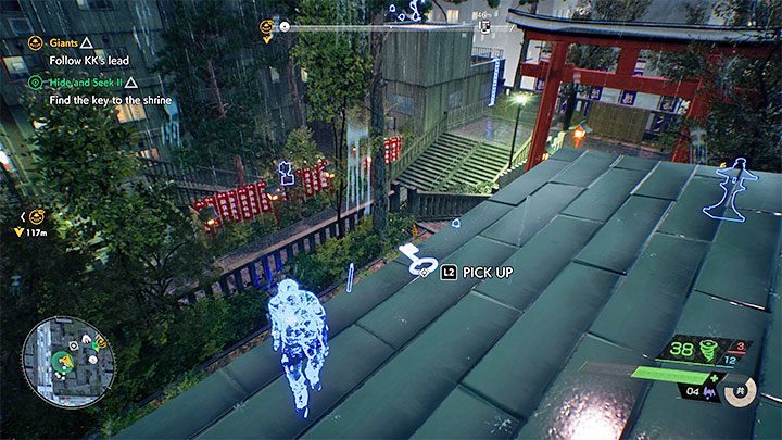 Zaliczcie wspinaczkę lub skorzystajcie z opcji szybowania żeby przedostać się na dach budynku - Ghostwire Tokyo: Zabawa w chowanego 2 (Hide and Seek 2) - solucja, opis przejścia - Ghostwire Tokyo - poradnik do gry
