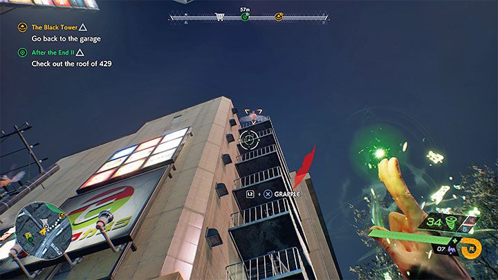 Na dach oznaczonego przez grę budynku możecie dostać się odnajdując w okolicy tengu - Ghostwire Tokyo: Po zakończeniu 2 (After the End 2) - solucja, opis przejścia - Ghostwire Tokyo - poradnik do gry