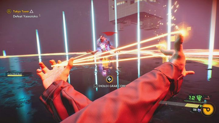 Do atakowania bossa polecamy używać żywiołów wiatru i ognia - Ghostwire Tokyo: Tokyo Tower - solucja, opis przejścia - Ghostwire Tokyo - poradnik do gry