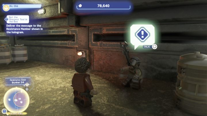 Idźcie za wyznacznikiem do bunkru nr 4 - LEGO Skywalker Saga: Narzędzia komunikacji (Not the Sharpest Tool in the Box) - solucja, opis przejścia - LEGO Skywalker Saga - poradnik do gry