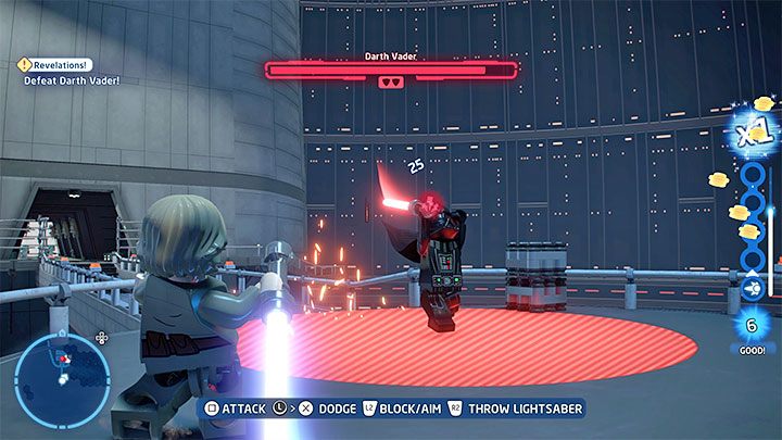 Do rozegrania pozostał już tylko ostatni trzeci pojedynek z Vaderem - LEGO Skywalker Saga: Darth Vader - boss, jak pokonać? - LEGO Skywalker Saga - poradnik do gry