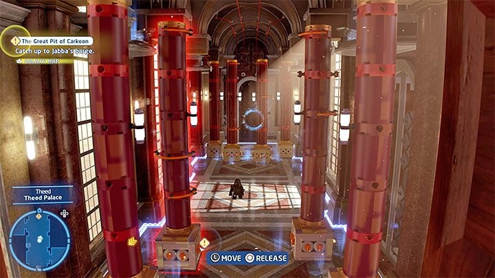 Waszym zadaniem będzie odblokowanie wejścia do południowej sali pałacu - LEGO Skywalker Saga: Theed - lista wszystkich łamigłówek (cz. 2) - LEGO Skywalker Saga - poradnik do gry
