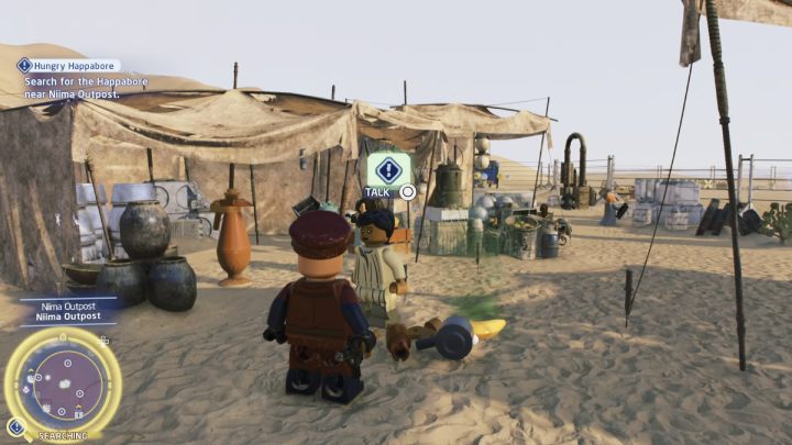 Porozmawiajcie ze zleceniodawcą i przyjmijcie zadanie - LEGO Skywalker Saga: Pora na happabora (Hungry Happabore) - solucja, opis przejścia - LEGO Skywalker Saga - poradnik do gry