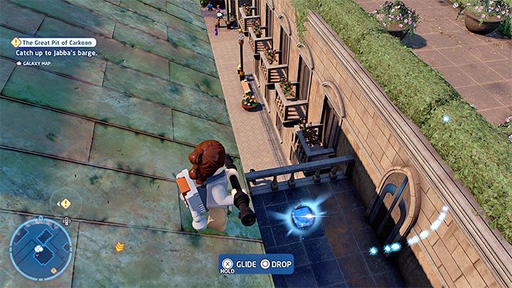Proponujemy powtórzyć wspinaczkę, którą przedstawiliśmy w opisie sekretu Srebro na szczycie - LEGO Skywalker Saga: Theed - lista wszystkich łamigłówek (cz. 1) - LEGO Skywalker Saga - poradnik do gry