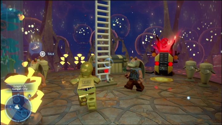 Statek dostępny w mieście zdobędziecie, gdy wpiszecie odpowiednie hasło do urządzenia - LEGO Skywalker Saga: Jezioro Paonga - lista wszystkich łamigłówek - LEGO Skywalker Saga - poradnik do gry