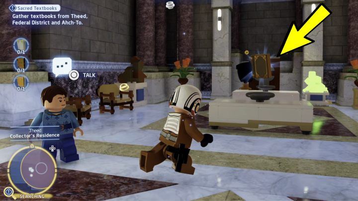 Opuśćcie pomieszczenie, idźcie do obszaru poszukiwań i wejdźcie do rezydencji - LEGO Skywalker Saga: Święte księgi (Sacred Textbooks) - solucja, opis przejścia - LEGO Skywalker Saga - poradnik do gry
