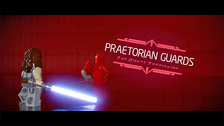 Pretoriańscy strażnicy (Praetorian Guards) są przeciwnikami, których będziecie musieli pokonać po dotarciu do sali Snokea, czyli po zaliczeniu sceny eskortowania Rey przez Kylo Rena - LEGO Skywalker Saga: Pretoriańscy strażnicy (Praetorian Guards) - boss, jak pokonać? - LEGO Skywalker Saga - poradnik do gry
