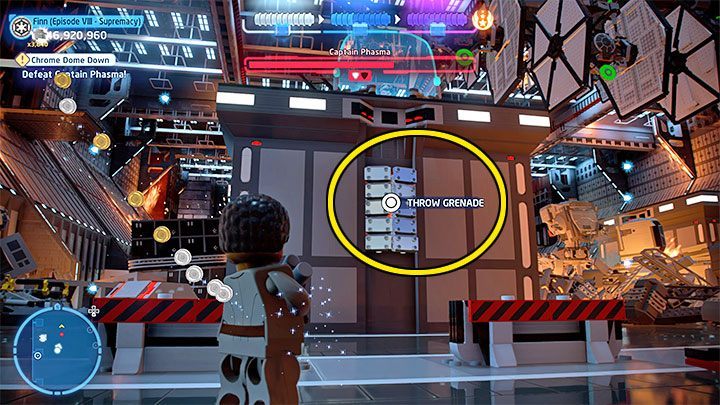 Pozbądźcie się operatora stacjonarnego działka - LEGO Skywalker Saga: Kapitan Phasma (Captain Phasma), epizod 8 - boss, jak pokonać? - LEGO Skywalker Saga - poradnik do gry