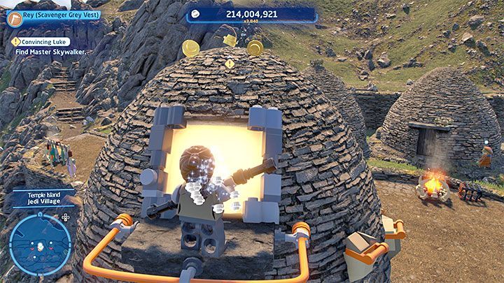 Po zaliczeniu drugiego poziomu akcja przeniesie się na wyspę świątynną Ahch-To i będziecie śledzili losy Rey - LEGO Skywalker Saga: Bliskie spotkania pierwszego Snokea (No Snoke Without Fire) - solucja, opis przejścia - LEGO Skywalker Saga - poradnik do gry
