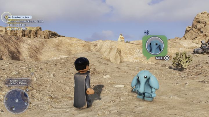Porozmawiajcie z Maxem Rebo niedaleko pałacu Jabby i przyjmijcie od niego zadanie - LEGO Skywalker Saga: Agresja antyfanów (Beats of Rage) - solucja, opis przejścia - LEGO Skywalker Saga - poradnik do gry