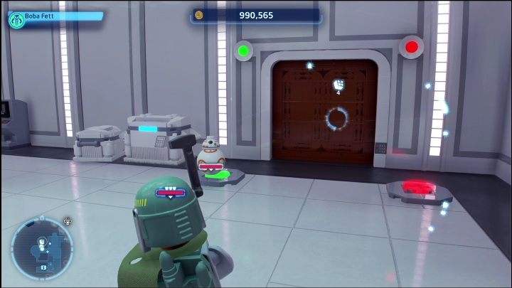 W zachodniej części lokacji jest niewielki budynek, w którym znajdziecie klocek - LEGO Skywalker Saga: Miasto w chmurach - lista wszystkich łamigłówek - LEGO Skywalker Saga - poradnik do gry