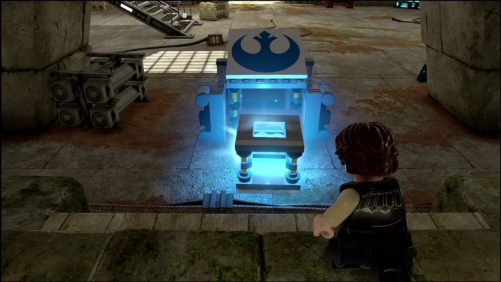 Ten klocek Kyber pojawi się na mapie, gdy odpowiednio ułożycie puzzle - LEGO Skywalker Saga: Wielka Świątynia - lista wszystkich łamigłówek - LEGO Skywalker Saga - poradnik do gry