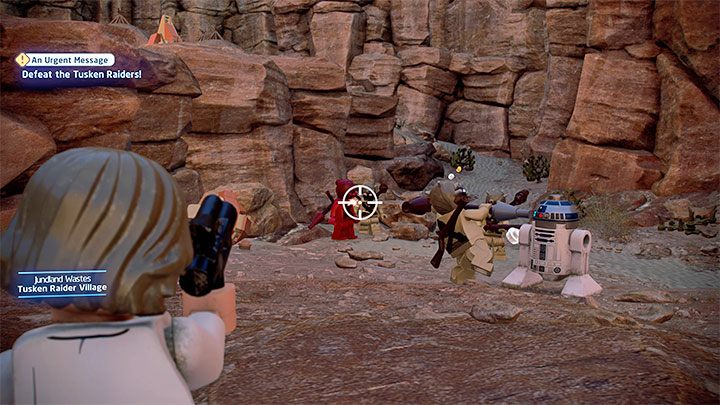 W ramach kolejnego celu misji musicie podążać za R2-D2 - LEGO Skywalker Saga: Sterta złomu (Hunk of Junk) - solucja, opis przejścia - LEGO Skywalker Saga - poradnik do gry