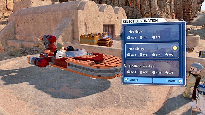Kolejne zadanie to podróż do Mos Eisley - LEGO Skywalker Saga: Sterta złomu (Hunk of Junk) - solucja, opis przejścia - LEGO Skywalker Saga - poradnik do gry
